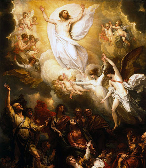 Ascension of Jesus
                                              into heaven by Benjamin
                                              West