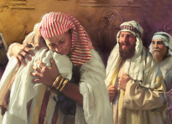 Joseph
                  forgives his brothers