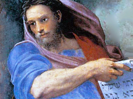 Prophet Isaih
                  painted by Raphael