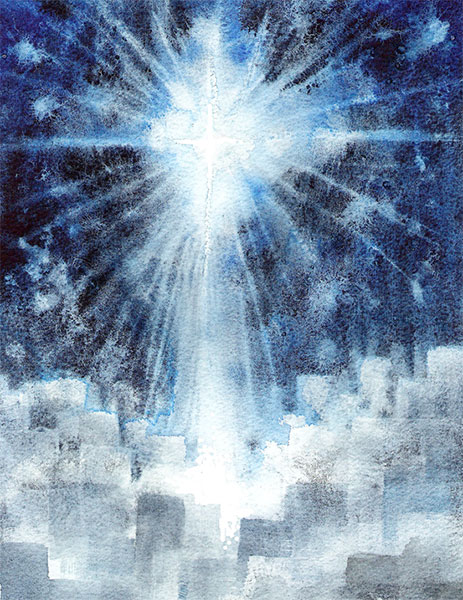 Christmas Card 2013, Ros
                                          Yates artwork