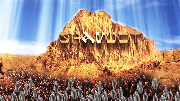 Shavuot feast in Old Testament at Mount Sinai